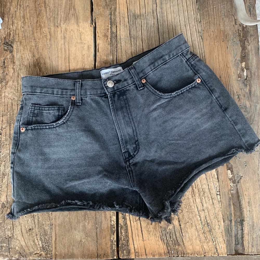 Lucky Brand Women's Black Denim Shorts